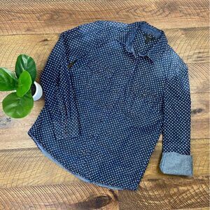 J.Crew Denim Button down star shirt 6
